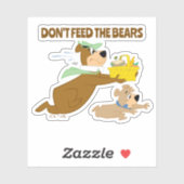Yogi Beer en Boo-Boo picknickpaniek Sticker (Vel)