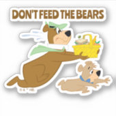 Yogi Beer en Boo-Boo picknickpaniek Sticker (Voorkant)