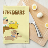 Yogi Beer en Boo-Boo picknickpaniek Theedoek (Quarter Fold)