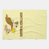 Yogi Beer en Boo-Boo picknickpaniek Theedoek (Horizontaal)