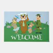 Yogi Beer en vrienden Classic Pose Deurmat (Voorkant)