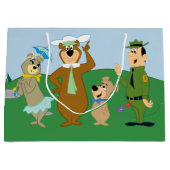 Yogi Beer en vrienden Classic Pose Groot Cadeauzakje (Voorkant)