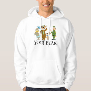 Yogi Beer en vrienden Classic Pose Hoodie