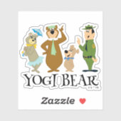 Yogi Beer en vrienden Classic Pose Sticker (Vel)