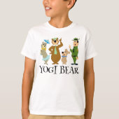 Yogi Beer en vrienden Classic Pose T-shirt (Voorkant)