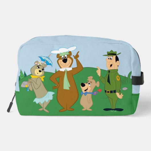 Yogi Beer en vrienden Classic Pose Toilettasje (Achterkant)