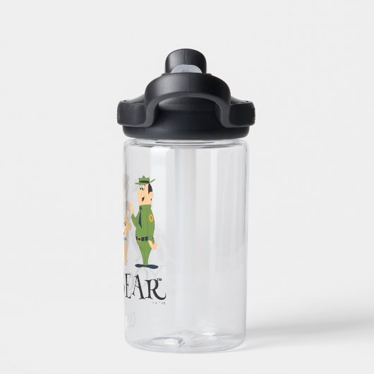 Yogi Beer en vrienden Classic Pose Waterfles (Achterkant)