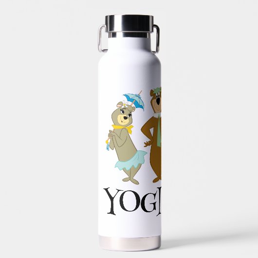 Yogi Beer en vrienden Classic Pose Waterfles (Voorkant)