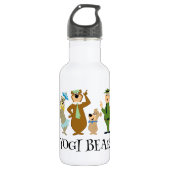 Yogi Beer en vrienden Classic Pose Waterfles (Voorkant)