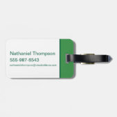 Yogi Beer en Vrienden Framed Forest Afbeelding Bagagelabel (Achterkant horizontaal)