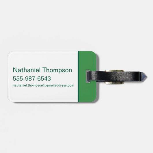 Yogi Beer en Vrienden Framed Forest Afbeelding Bagagelabel (Achterkant horizontaal)