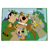 Yogi Beer en Vrienden Framed Forest Afbeelding Groot Cadeauzakje (Voorkant)