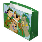 Yogi Beer en Vrienden Framed Forest Afbeelding Groot Cadeauzakje (Achterkant Gekanteld)