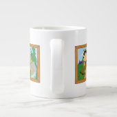 Yogi Beer en Vrienden Framed Forest Afbeelding Grote Koffiekop (Achterkant)