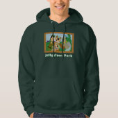 Yogi Beer en Vrienden Framed Forest Afbeelding Hoodie (Voorkant)