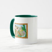 Yogi Beer en Vrienden Framed Forest Afbeelding Mok (Voorkant links)