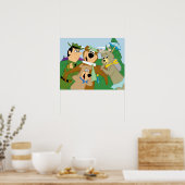 Yogi Beer en Vrienden Framed Forest Afbeelding Poster (Keuken)