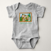 Yogi Beer en Vrienden Framed Forest Afbeelding Romper (Voorkant)