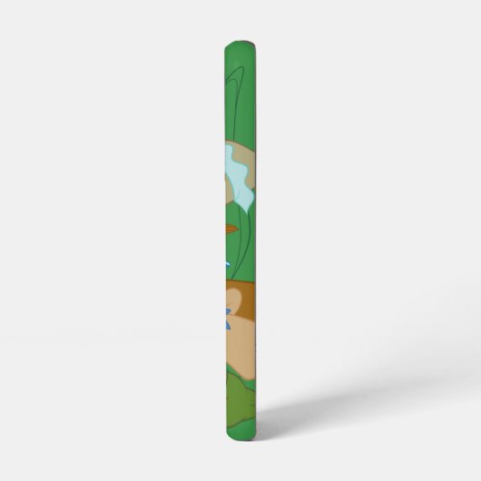 Yogi Beer en Vrienden Framed Forest Afbeelding Samsung Galaxy Hoesje (Linkerkant)