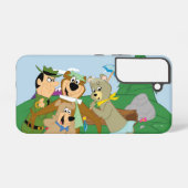 Yogi Beer en Vrienden Framed Forest Afbeelding Samsung Galaxy Hoesje (Achterkant horizontaal)