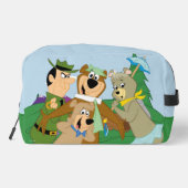 Yogi Beer en Vrienden Framed Forest Afbeelding Toilettasje (Achterkant)