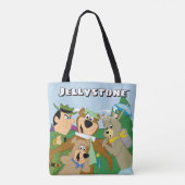 Yogi Beer en Vrienden Framed Forest Afbeelding Tote Bag (Achterkant)