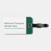 Yogi Beer en vrienden Jellystone Park Camp Pattern Bagagelabel (Achterkant horizontaal)