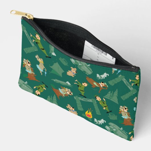 Yogi Beer en vrienden Jellystone Park Camp Pattern Etui (Open)