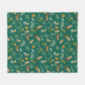 Yogi Beer en vrienden Jellystone Park Camp Pattern Fleece Deken (Voorkant (Horizontaal))