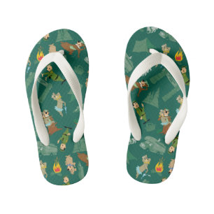 Yogi Beer en vrienden Jellystone Park Camp Pattern Kinder Teenslippers