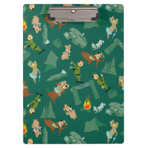 Yogi Beer en vrienden Jellystone Park Camp Pattern Klembord