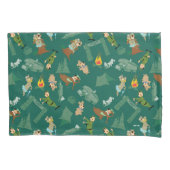 Yogi Beer en vrienden Jellystone Park Camp Pattern Kussensloop (Voorkant)