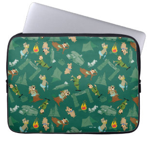 Yogi Beer en vrienden Jellystone Park Camp Pattern Laptop Sleeve