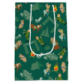 Yogi Beer en vrienden Jellystone Park Camp Pattern Medium Cadeauzakje (Achterkant)