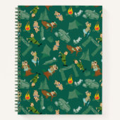 Yogi Beer en vrienden Jellystone Park Camp Pattern Notitieboek (Voorkant)