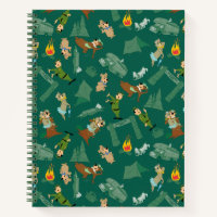 Yogi Beer en vrienden Jellystone Park Camp Pattern