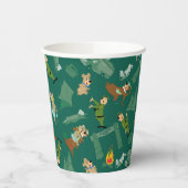 Yogi Beer en vrienden Jellystone Park Camp Pattern Papieren Bekers (Links)