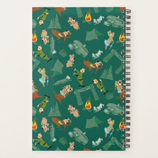 Yogi Beer en vrienden Jellystone Park Camp Pattern Planner (Achterkant)