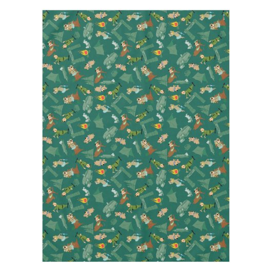 Yogi Beer en vrienden Jellystone Park Camp Pattern Tafelkleed (Voorkant)