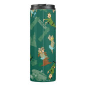 Yogi Beer en vrienden Jellystone Park Camp Pattern Thermosbeker (Achterkant)