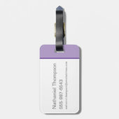 Yogi Beer en vrienden verrassen Bagagelabel (Achterkant verticaal)