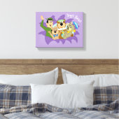 Yogi Beer en vrienden verrassen Canvas Afdruk (Insitu (Slaapkamer))