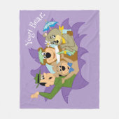 Yogi Beer en vrienden verrassen Fleece Deken (Voorkant)