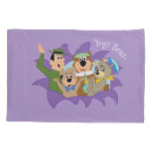 Yogi Beer en vrienden verrassen Kussensloop (Achterkant)