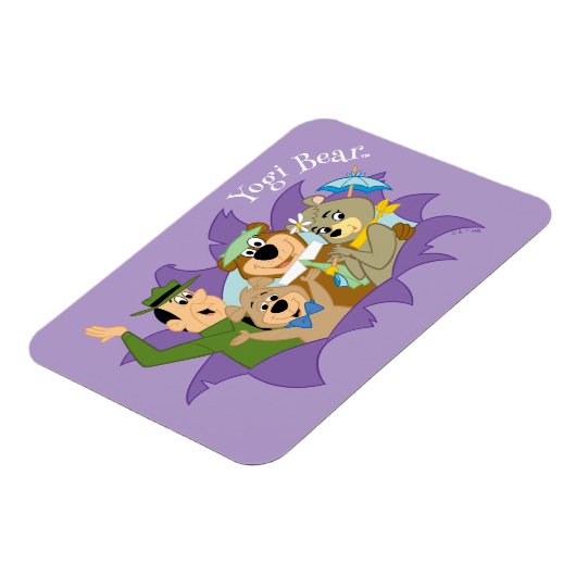 Yogi Beer en vrienden verrassen Magneet (Linkerzijde)