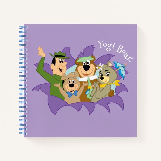 Yogi Beer en vrienden verrassen Notitieboek (Voorkant)