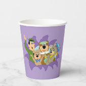 Yogi Beer en vrienden verrassen Papieren Bekers (Voorkant)