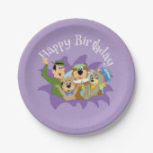 Yogi Beer en vrienden verrassen Papieren Bordje (Voorkant)