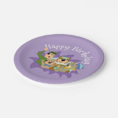 Yogi Beer en vrienden verrassen Papieren Bordje (Gekanteld)