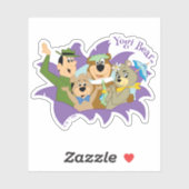 Yogi Beer en vrienden verrassen Sticker (Vel)